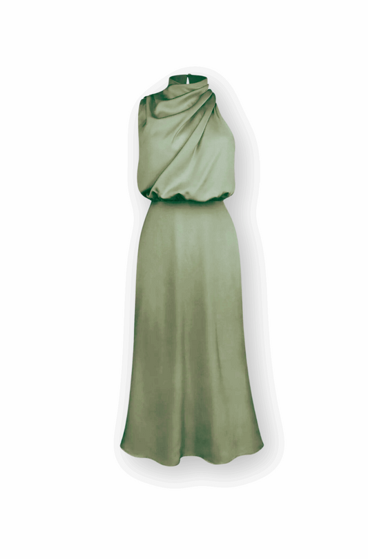 THE LARISSA DRESS - LICHT GREEN