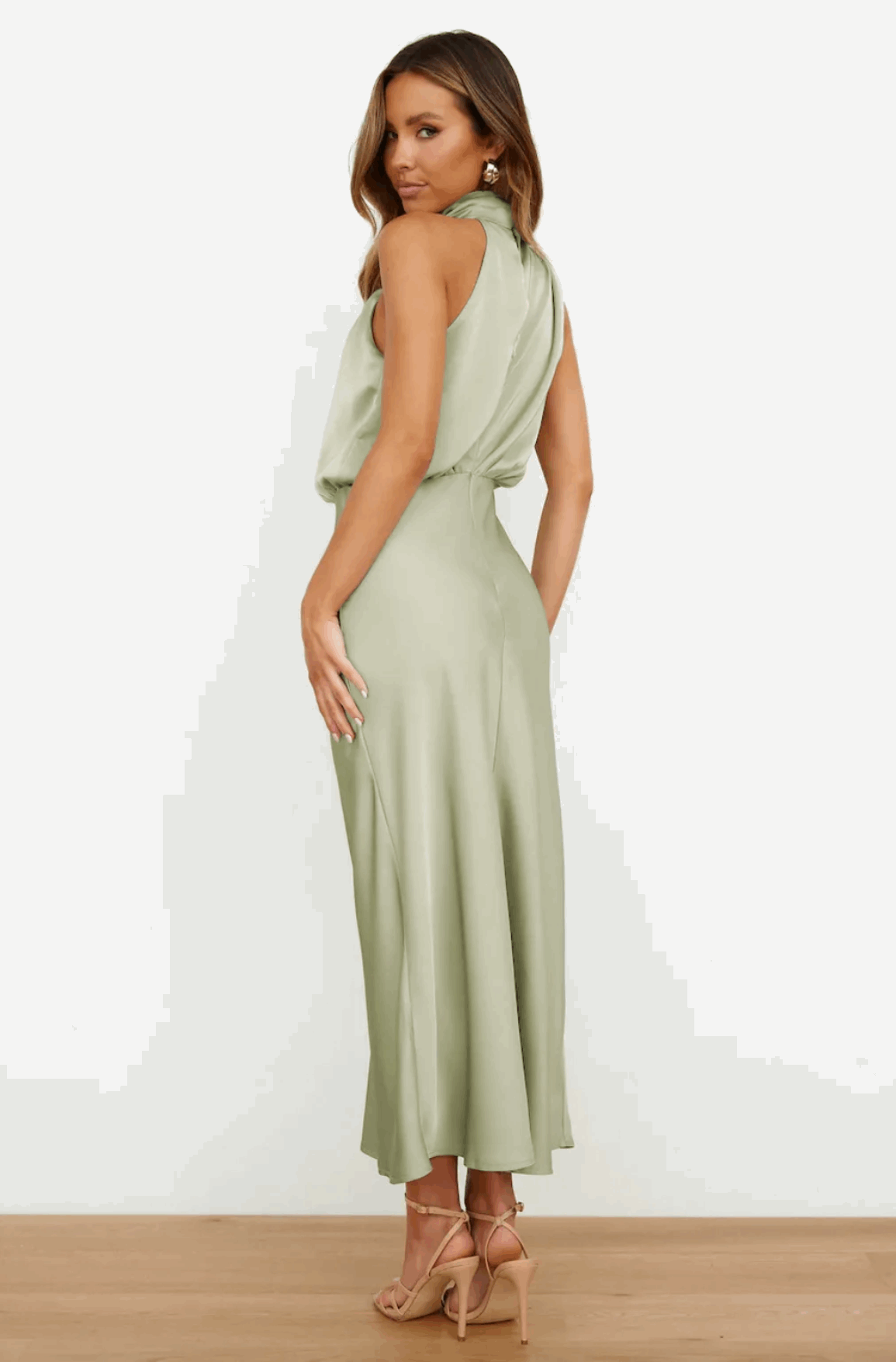 THE LARISSA DRESS - LICHT GREEN