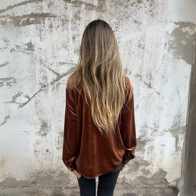 FLEUR VELVET SKJORTE