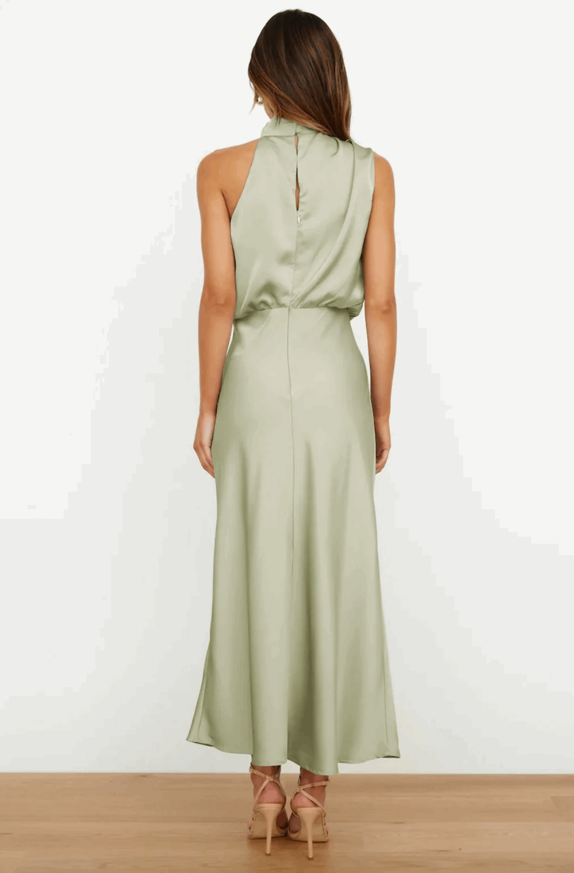 THE LARISSA DRESS - LICHT GREEN