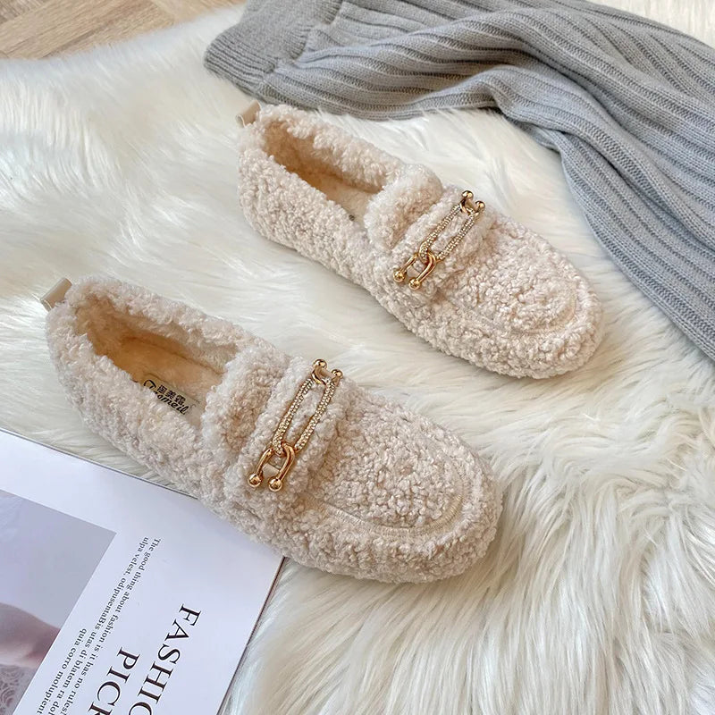Luksus Lammeulds-Loafers – Foret Vinterkomfort & Tidløst Design