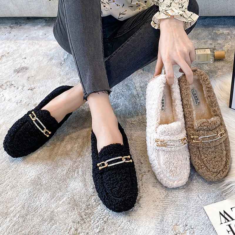 Luksus Lammeulds-Loafers – Foret Vinterkomfort & Tidløst Design