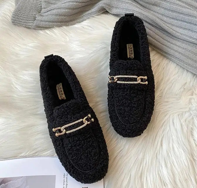 Luksus Lammeulds-Loafers – Foret Vinterkomfort & Tidløst Design