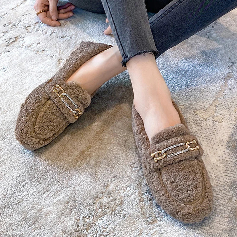 Luksus Lammeulds-Loafers – Foret Vinterkomfort & Tidløst Design